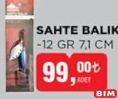 NORTH PACİFİC SAHTE BALIK 12 GR 7,1 CM NORTH PACİFİC SAHTE BALIK 12 GR 7,1 CM